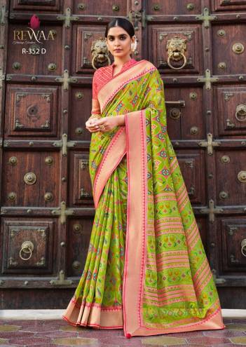 Samantha By Rewa Fancy Patola Saree Collection